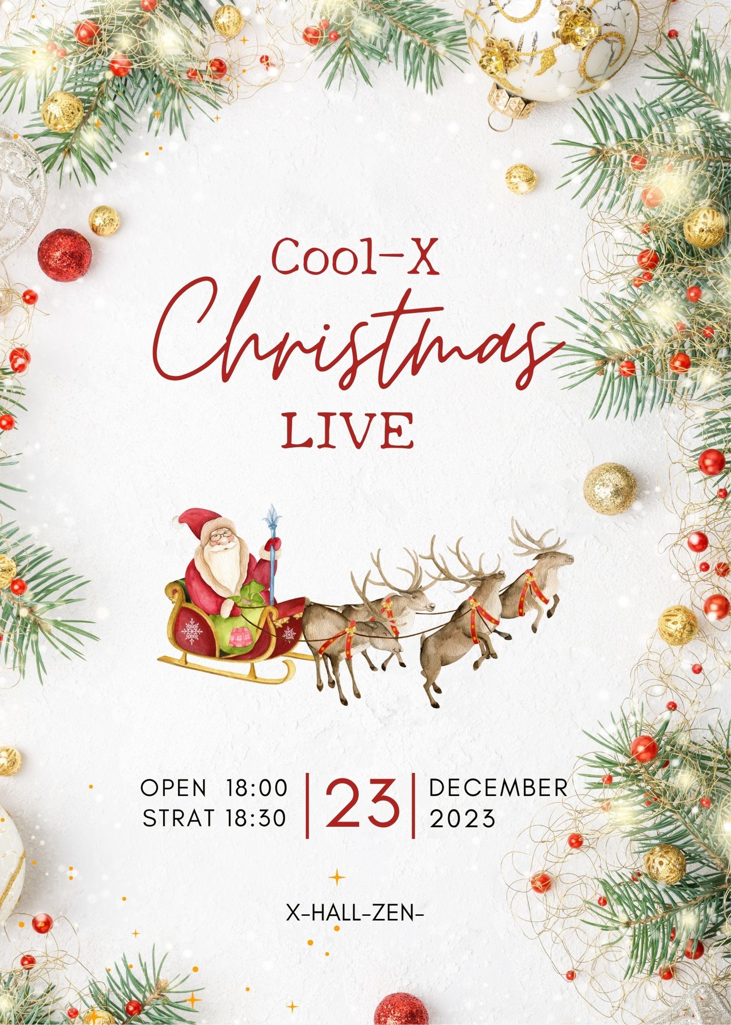 Cool-X Christmas LIVE