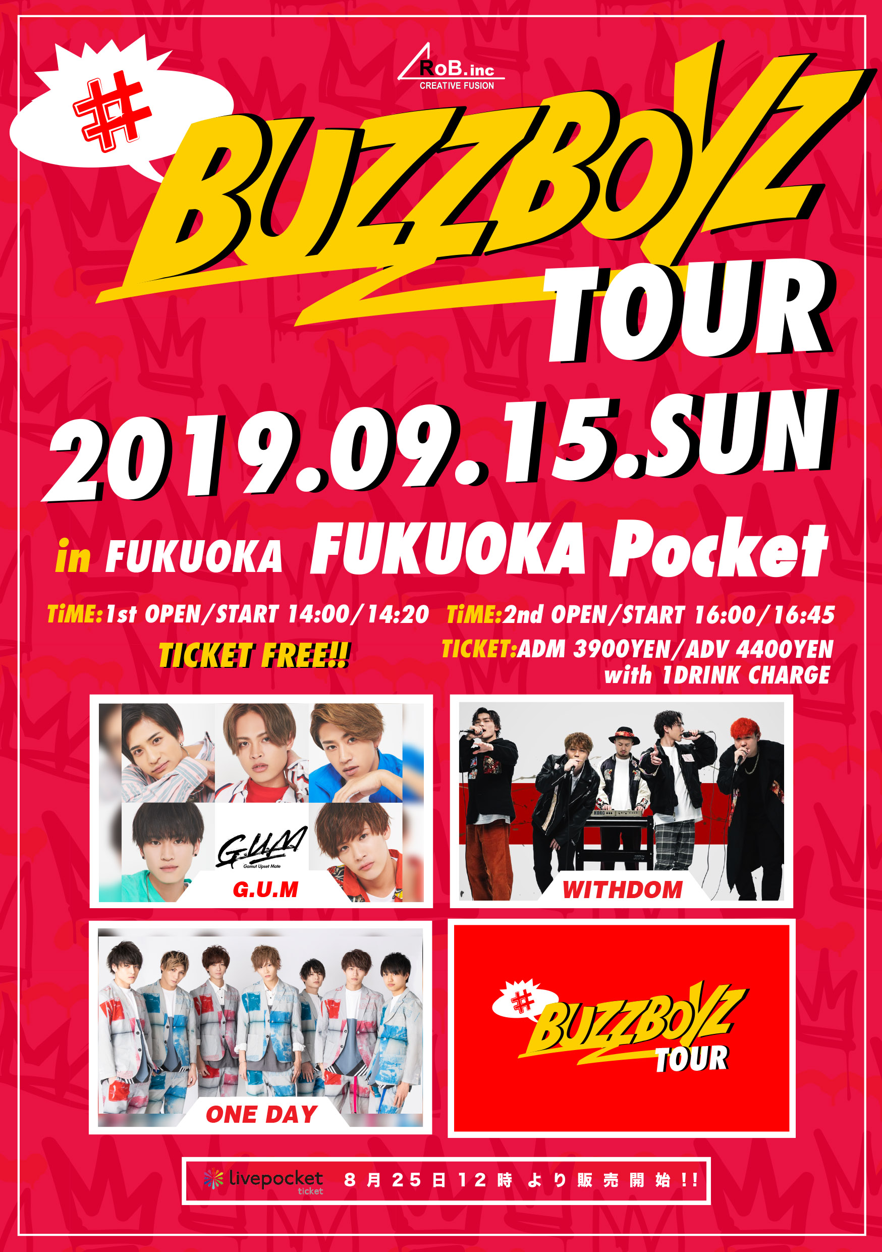 “#BUZZBOYZ TOUR”in FUKUOKA