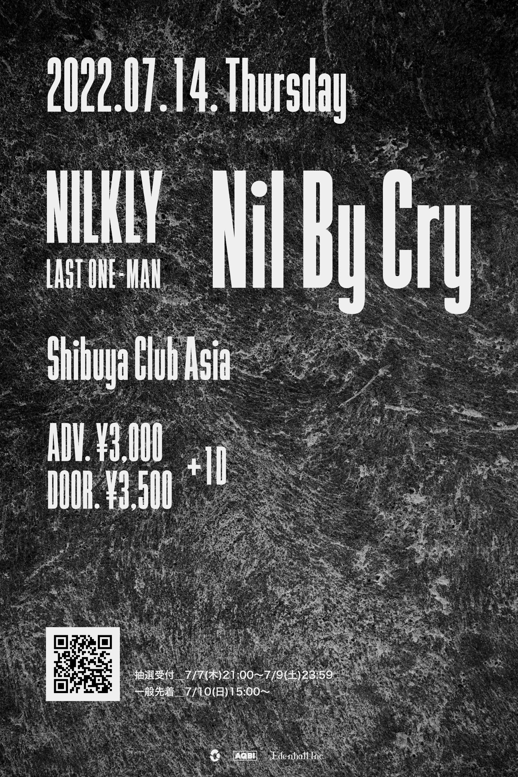 NILKLY・活動終了ワンマン「Nil By Cry」