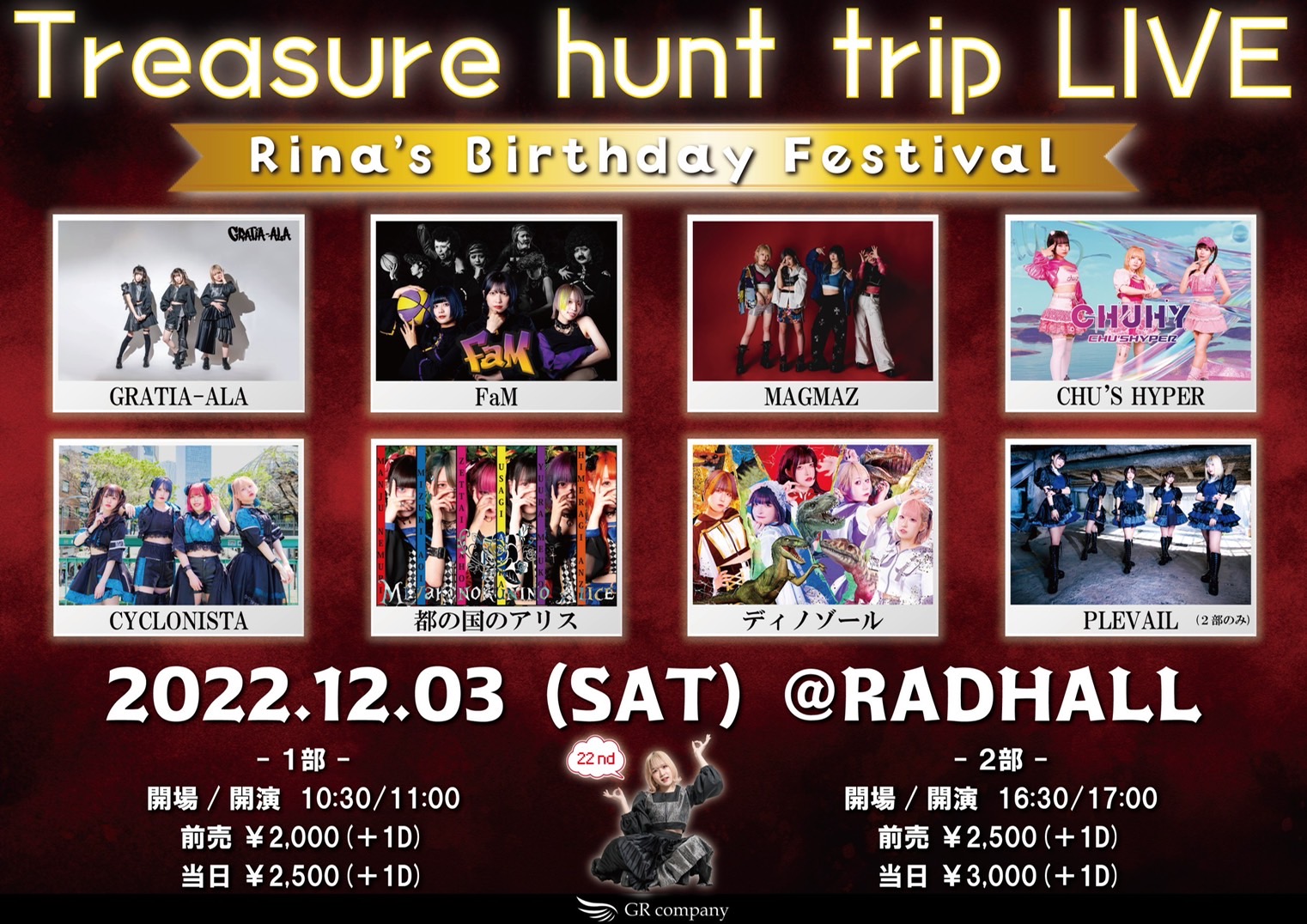 Treasure hunt trip LIVE Rina's Birthday Festival Part.1