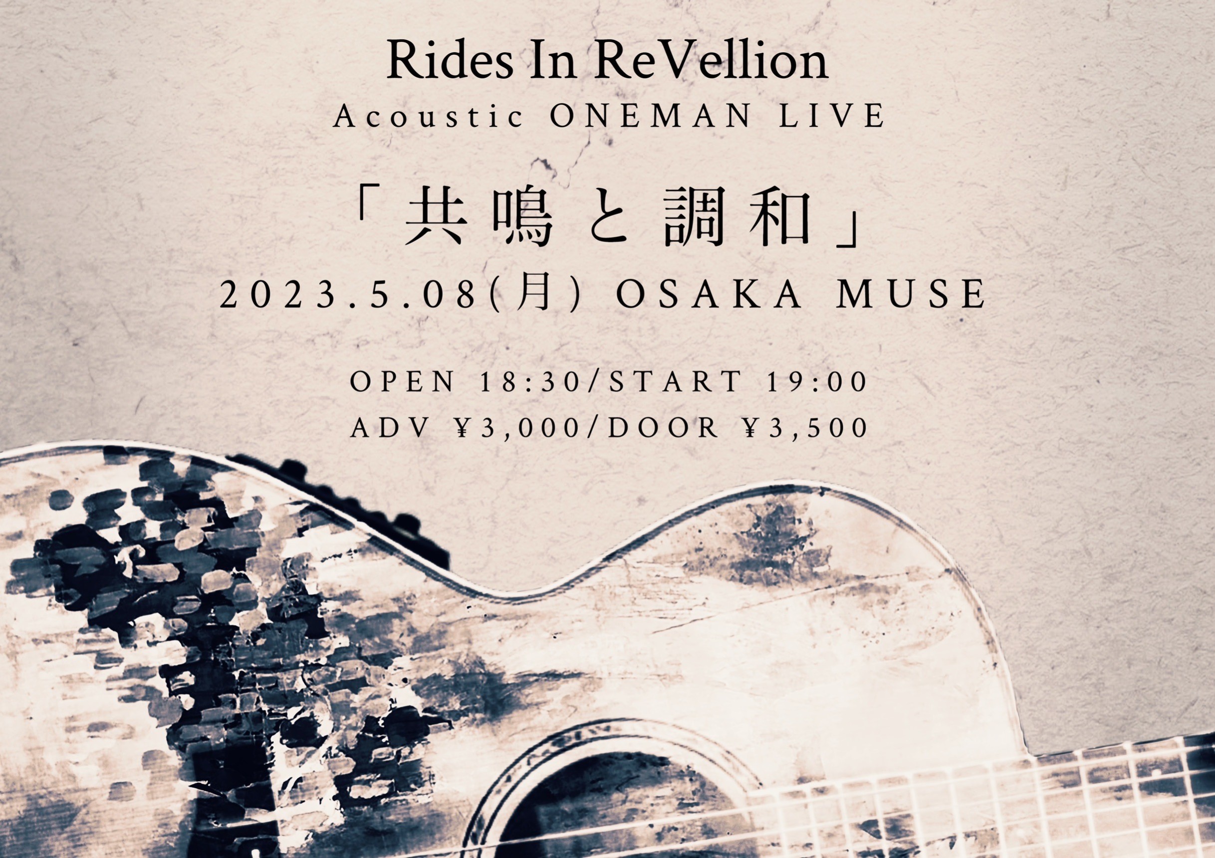 Rides In ReVellion Acoustic ONEMAN LIVE  「共鳴と調和」