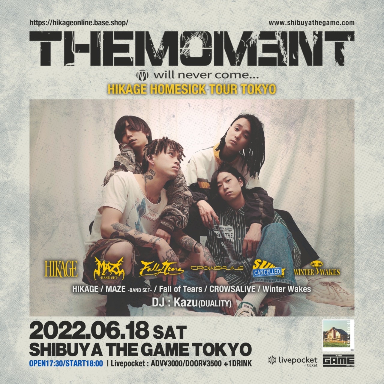 『THEMOMENT』 -HIKAGE HOMESICK TOUR TOKYO-