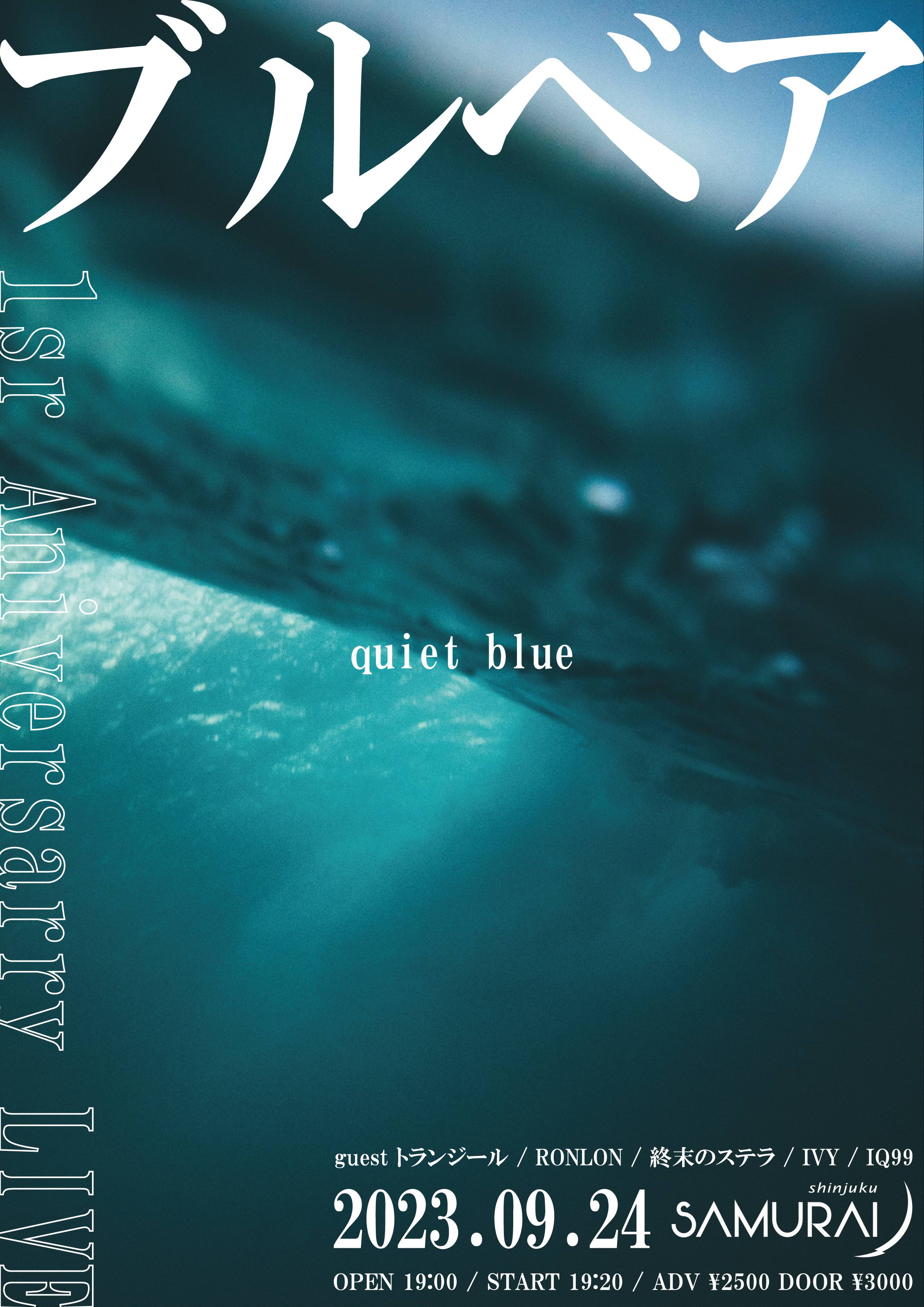 ブルベア1st anniversary live 「quiet blue」