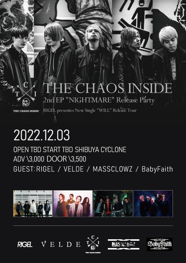 THE CHAOS INSIDE 2nd EP "NIGHTMARE" Release Party