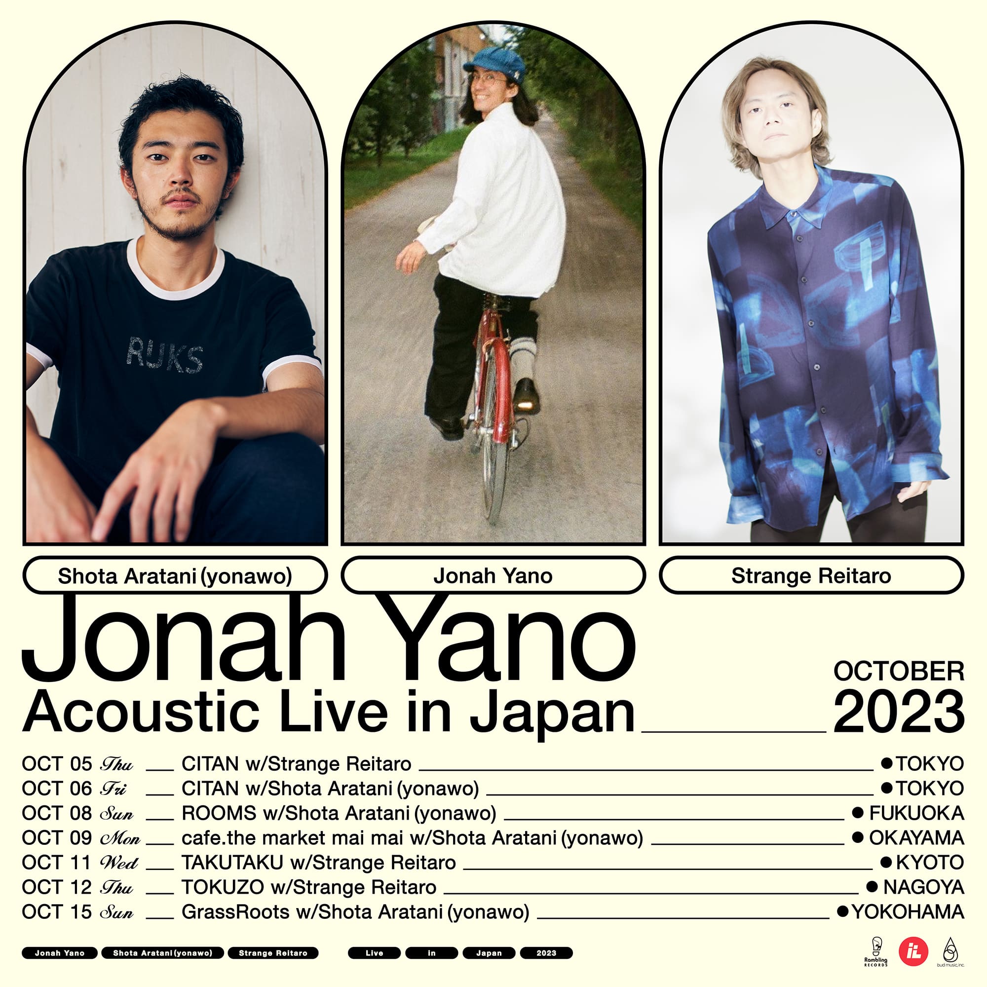 Jonah Yano Acoustic Live in Japan – 2023  w/荒谷翔大 (yonawo)