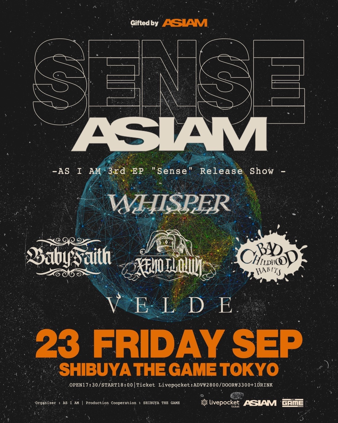 『SENSE』AS I AM 3rd EP "Sense" Release Show