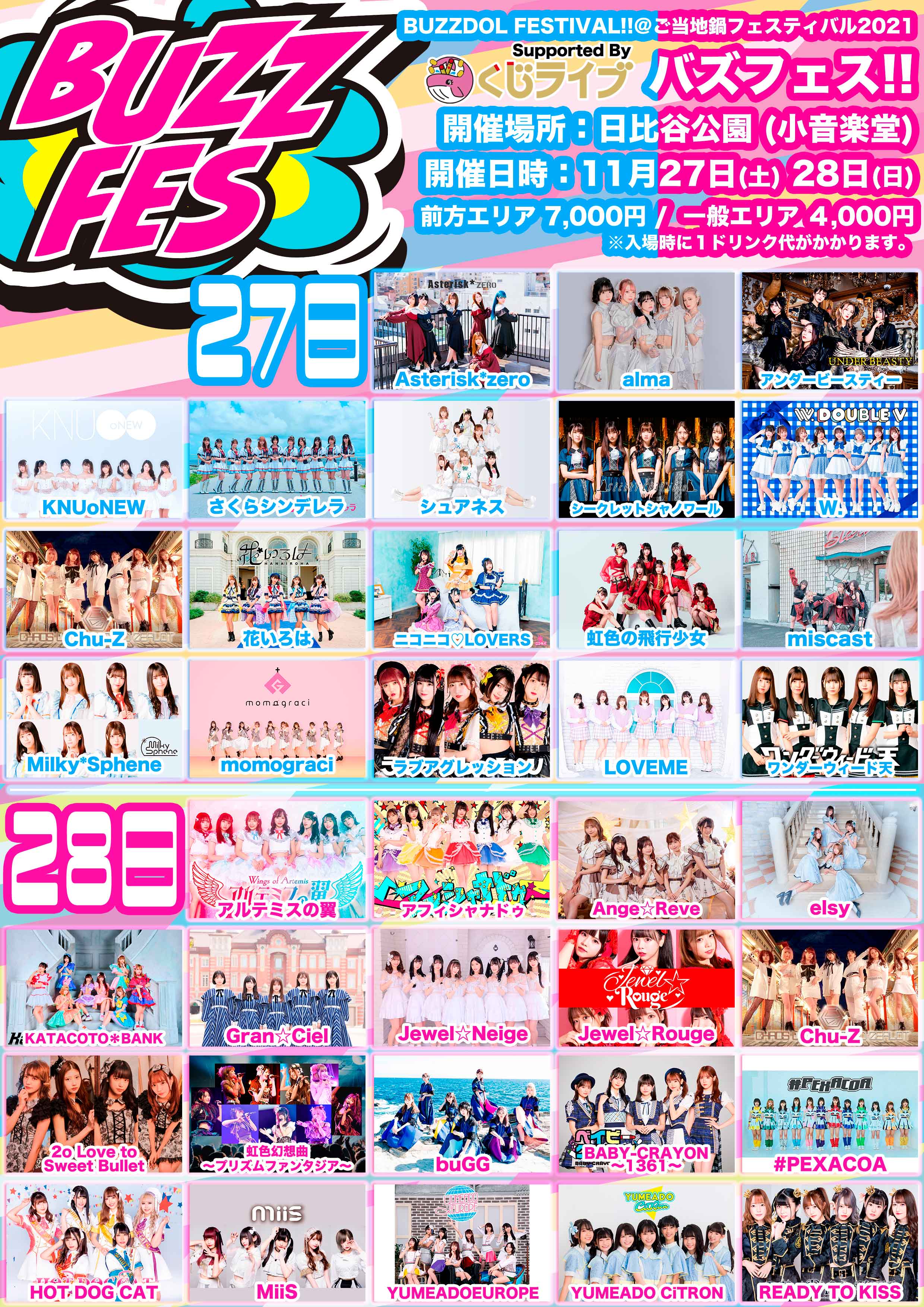 ≪BUZZDOL FESTIVAL!!＠ご当地鍋フェスティバル2021 Supported By くじライブ≫-バズフェス!!-