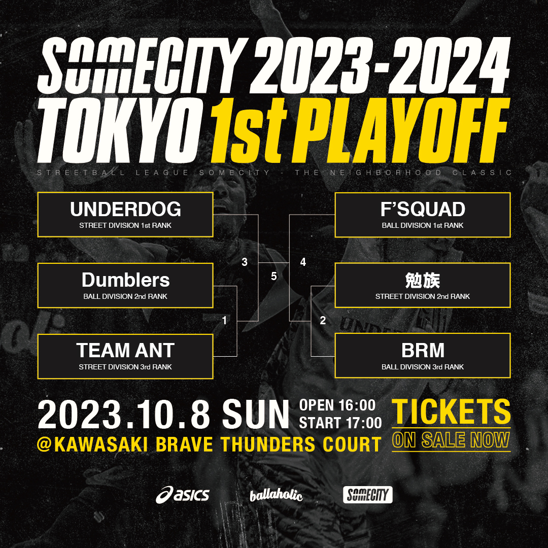 SOMECITY 2023‐2024 TOKYO 1st PLAYOFF