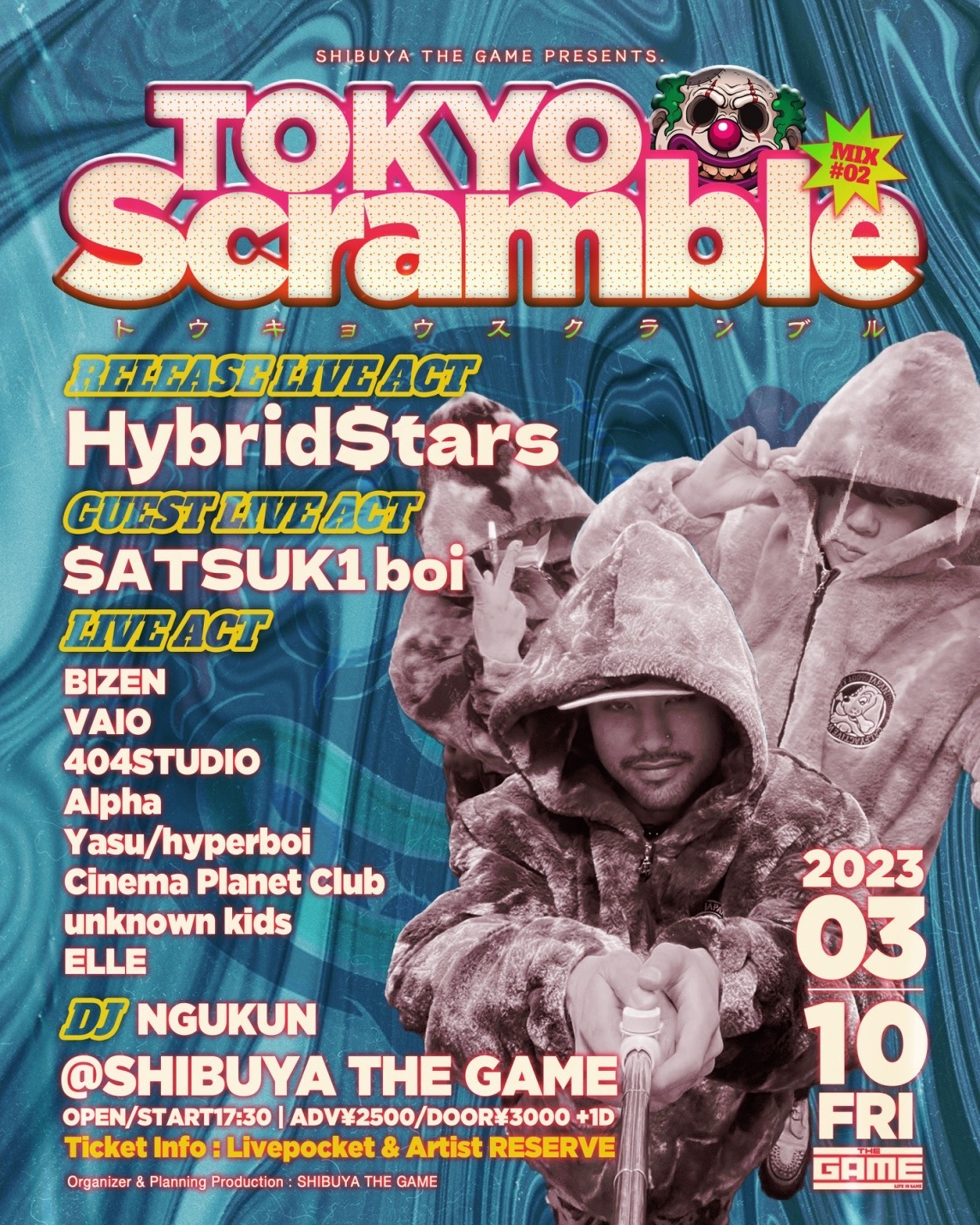 『TOKYO Scramble』 2nd MIX ~Hybrid$tars Release Party~