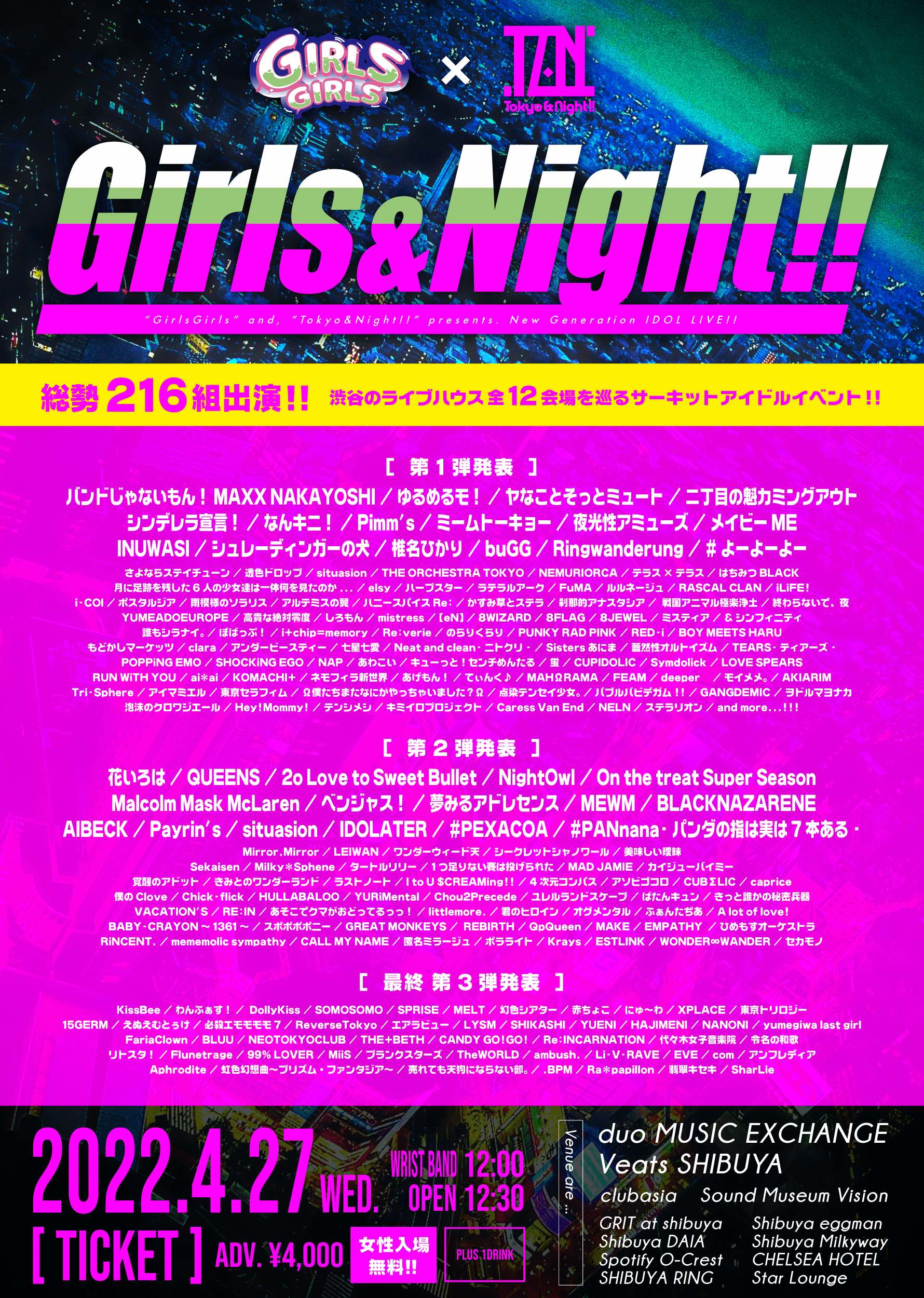 「 Girls & Night!! 」