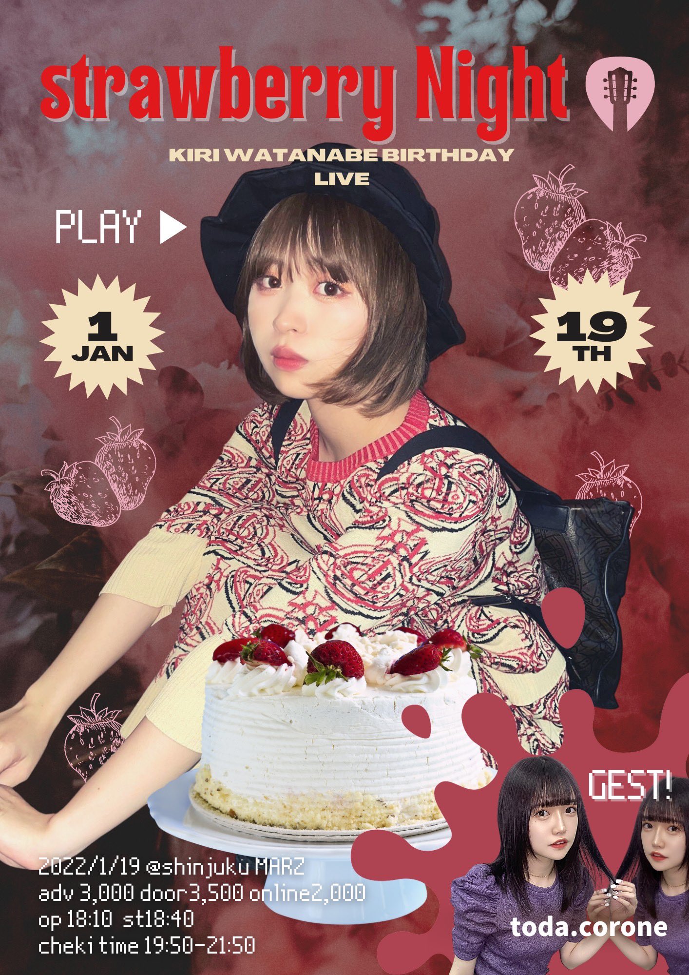 KIRI WATANABE BIRTHDAY LIVE 『Strawberry night』