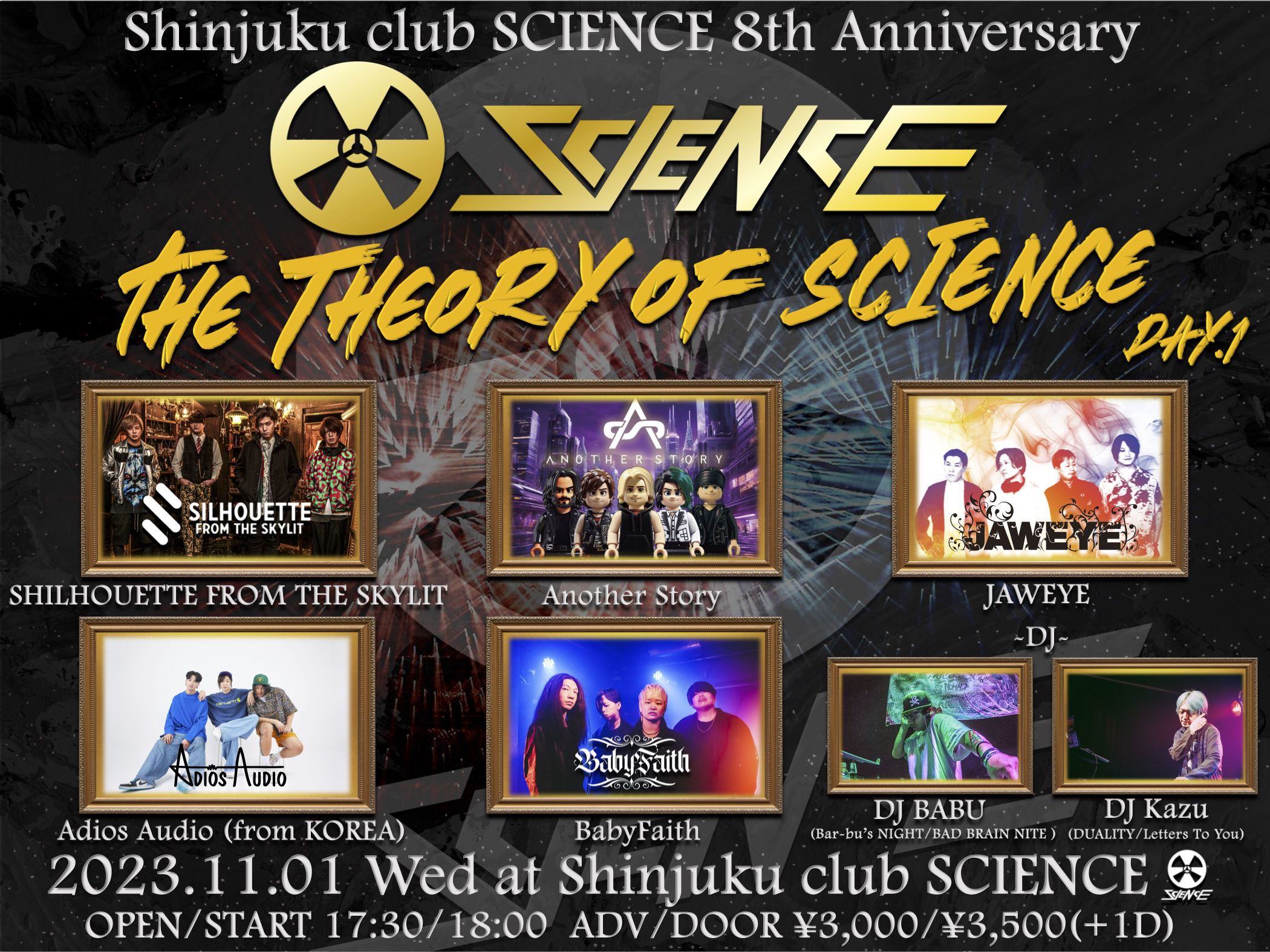 The Theory of SCIENCE Day 1 Shinjuku club SCIENCE 8th Anniversary