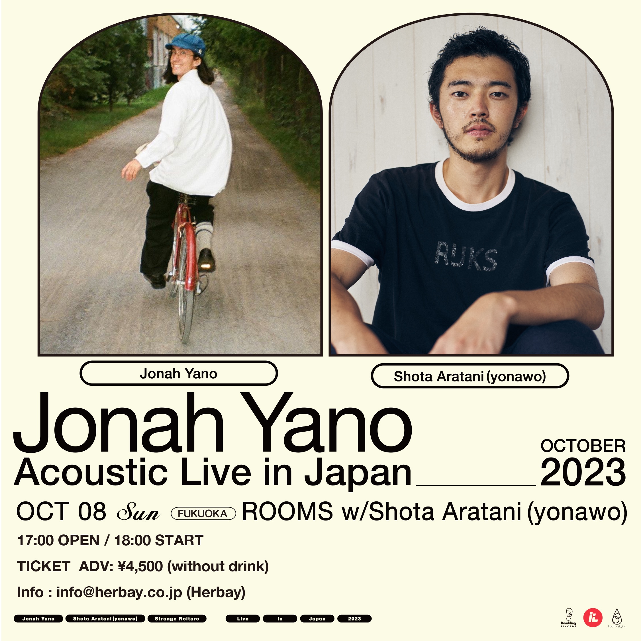 Jonah Yano Acoustic Live in Japan 福岡公演