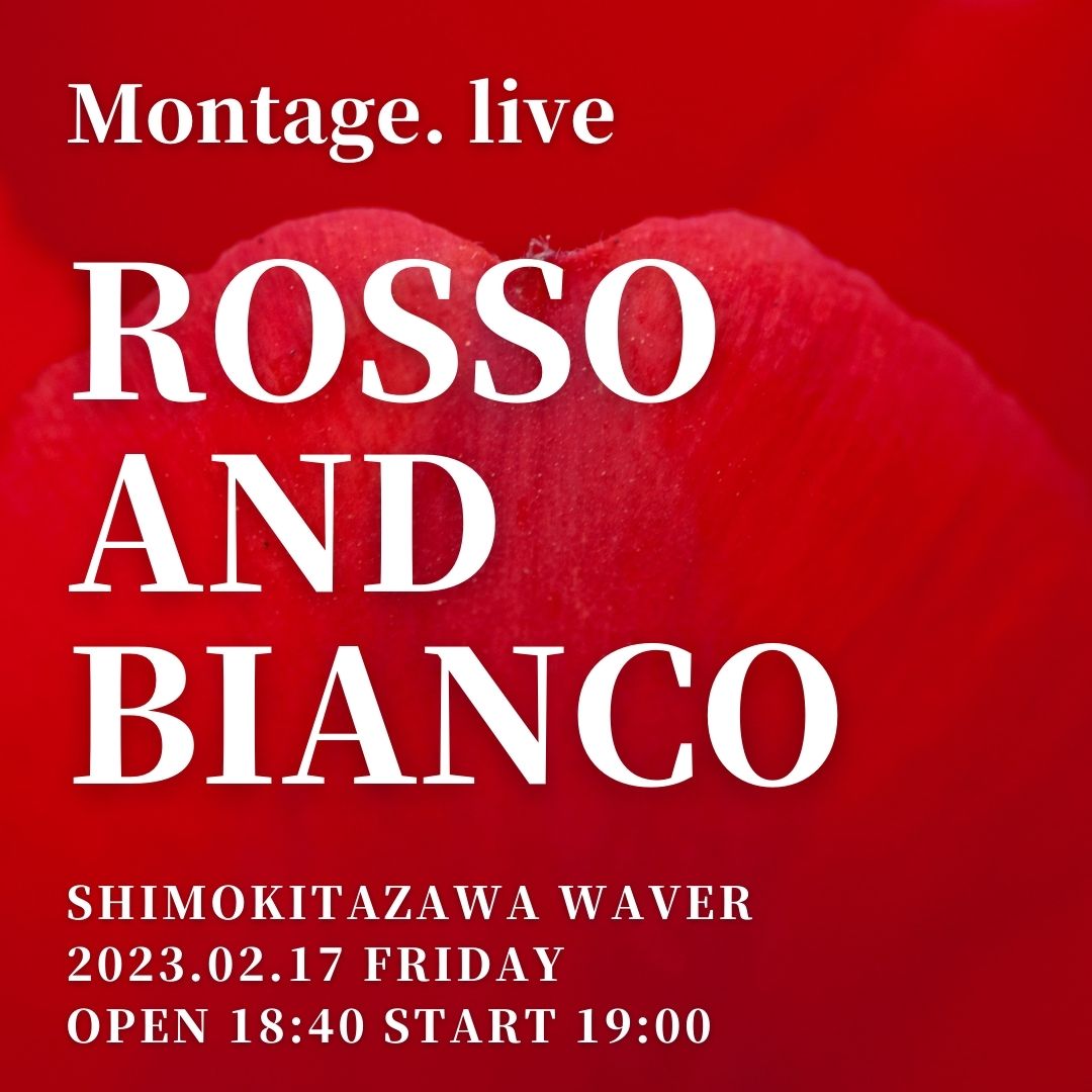 Montage. Live『ROSSO and BIANCO』